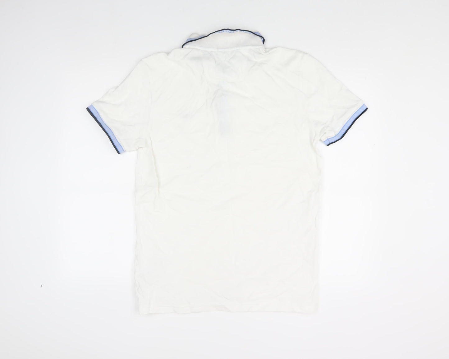 Boss Men's White Polo Shirt L Regular Fit
