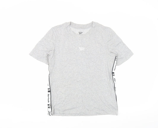 Reebok Unisex Grey M Crew Neck T-Shirt