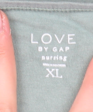 Gap Women's Green Nursing Camisole Tank XL