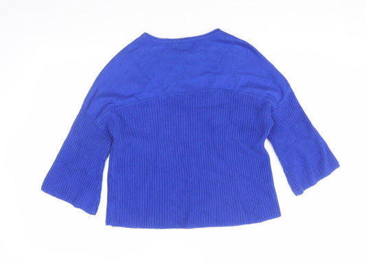 Karen Millen Women's Blue Pullover Jumper, Size S