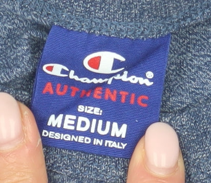 Champion Men's Blue Medium Crew Neck T-Shirt