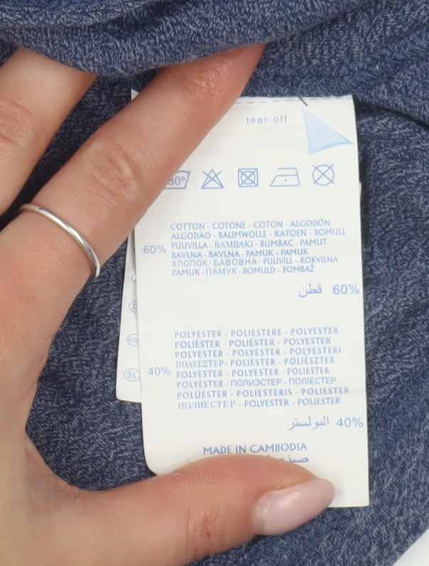 Champion Men's Blue Medium Crew Neck T-Shirt