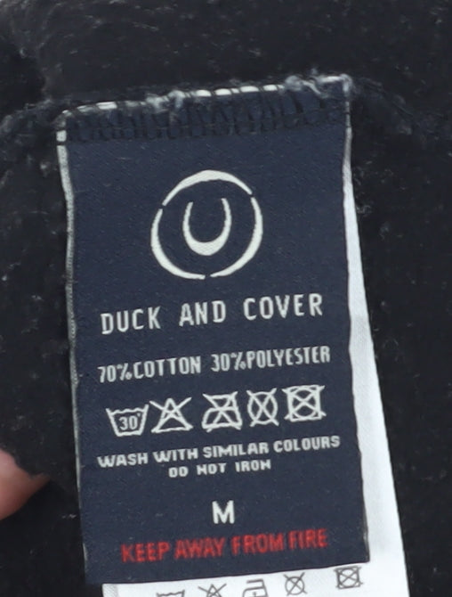 Duck and Cover Men's Black Pullover Sweatshirt M