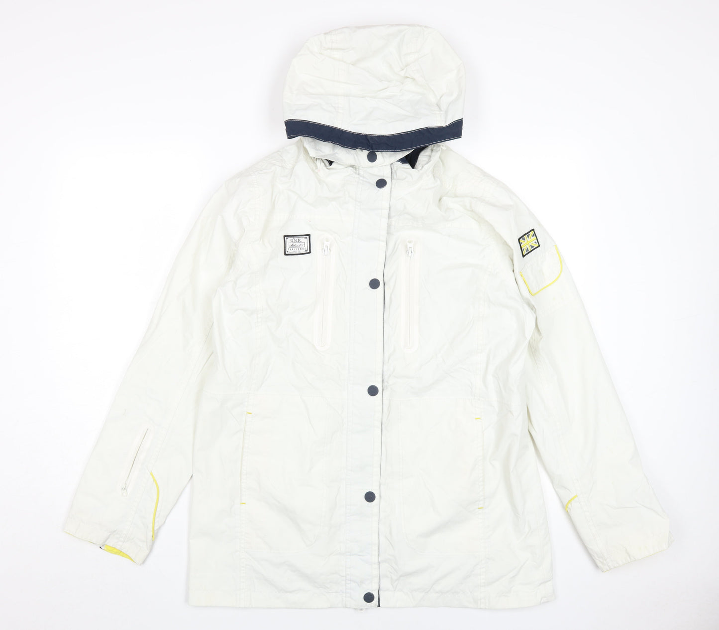 Crew Clothing Co. Women's White Parka Jacket Size 14