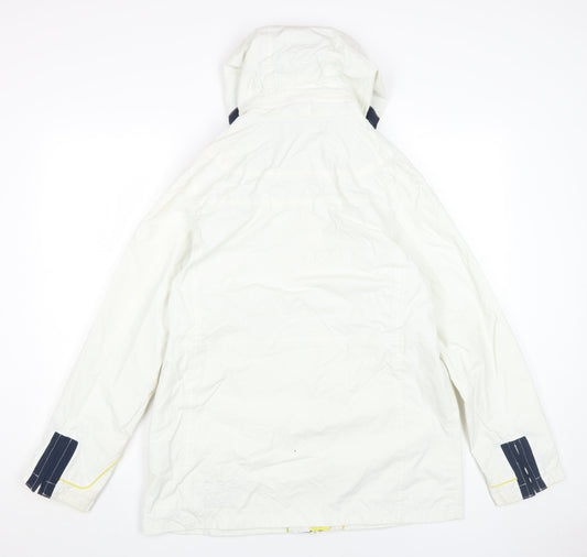 Crew Clothing Co. Women's White Parka Jacket Size 14