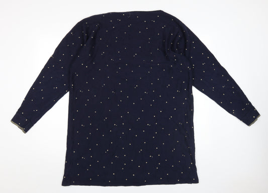 White Stuff Women's Blue Long Sleeve Dress Size 20