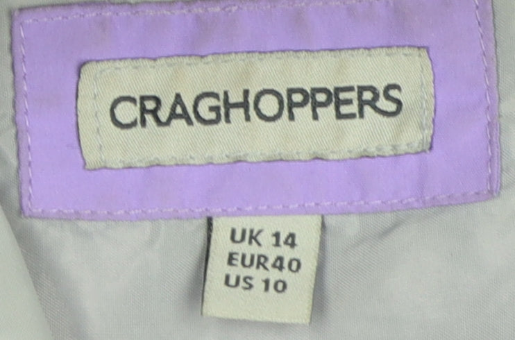 Craghoppers Women's Purple Windbreaker Jacket Size 14
