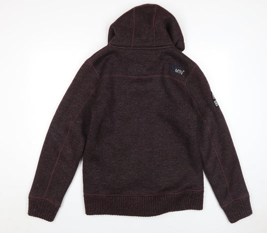 Superdry Men's Brown Hooded Jacket Size L