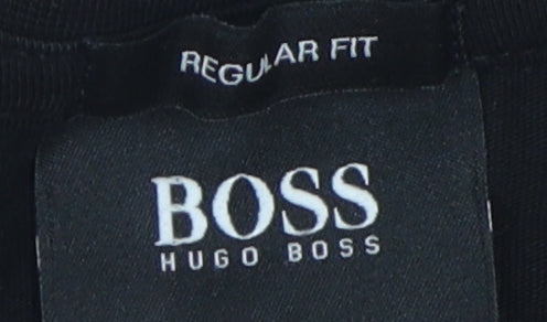 Hugo Boss Men's Black XL Regular Fit T-Shirt