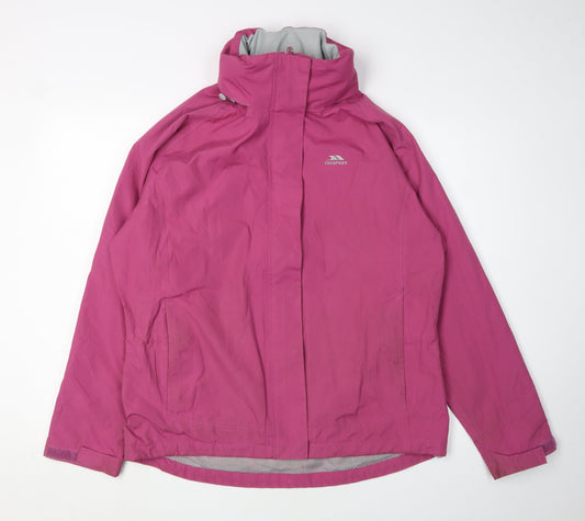Trespass Womens Pink Waterproof Jacket L