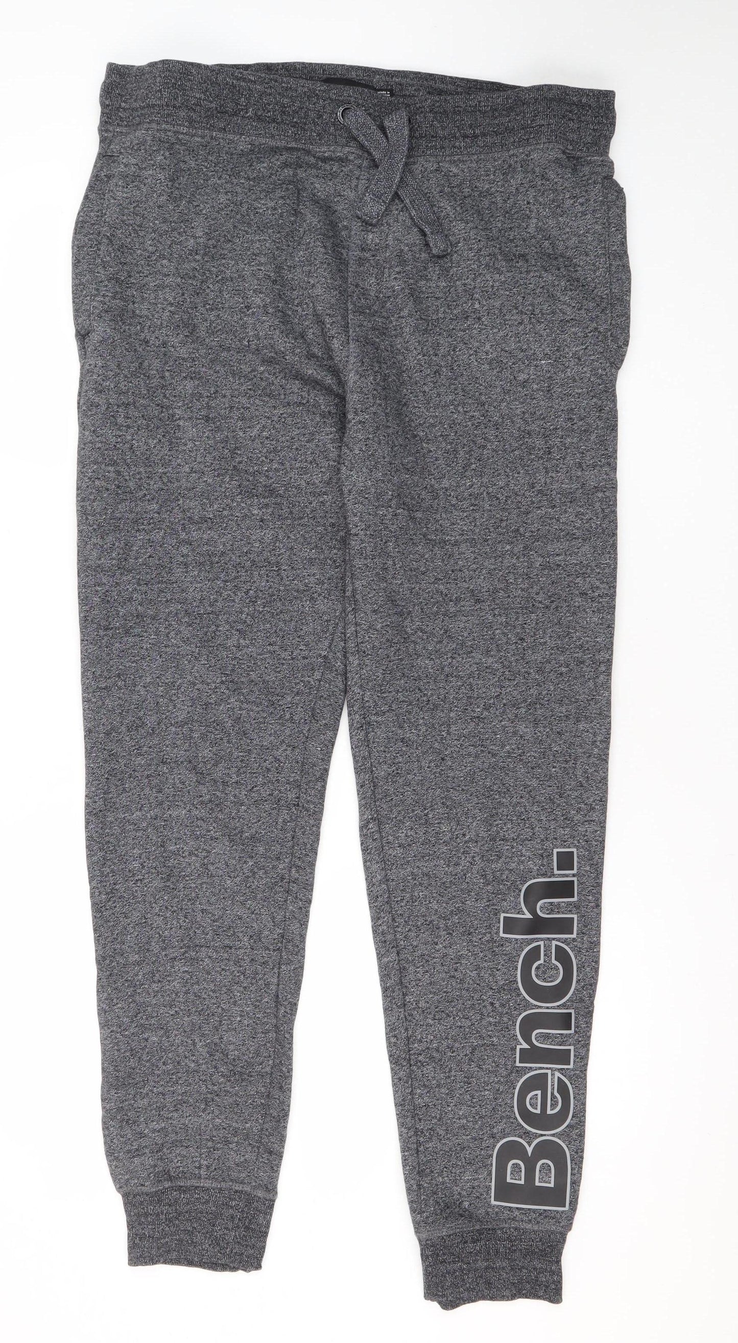 Bench Grey Jogger Trousers for Men - Large, Casual Comfort