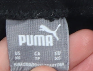 Puma Men's Black XS Sweatpants with Logo