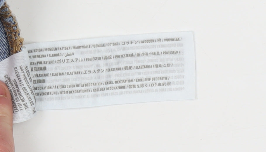 Hollister Men's Blue Skinny Jeans, Size 34, Distressed