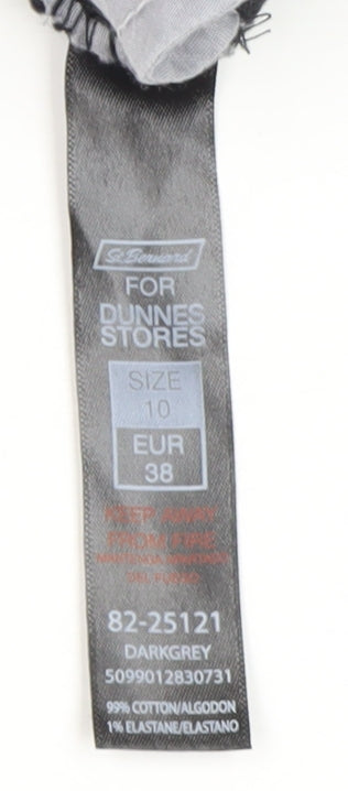 Close-up detail of S. Bernard Women's Black Pencil Skirt, size 10