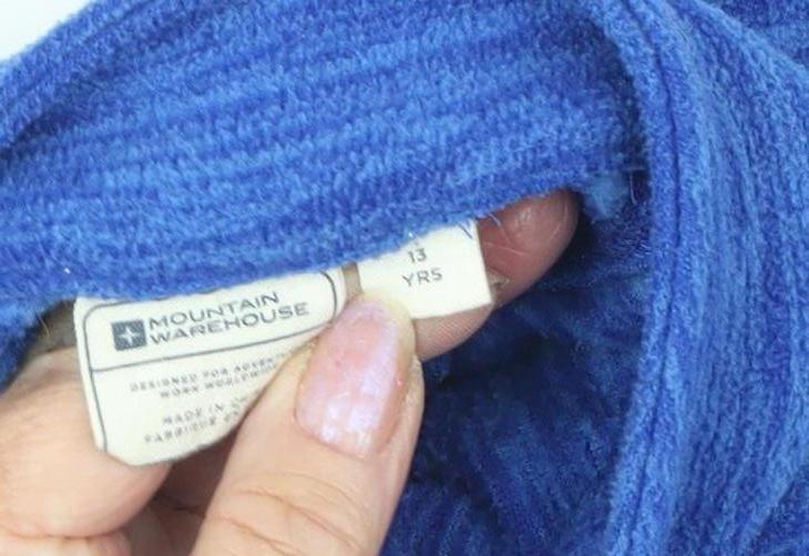 Additional view of Mountain Warehouse boys’ blue track jacket 13 years
