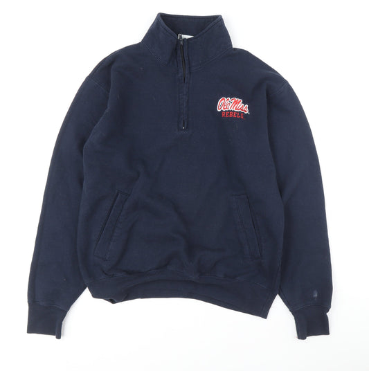 Champion Unisex Blue Medium Pullover Sweatshirt