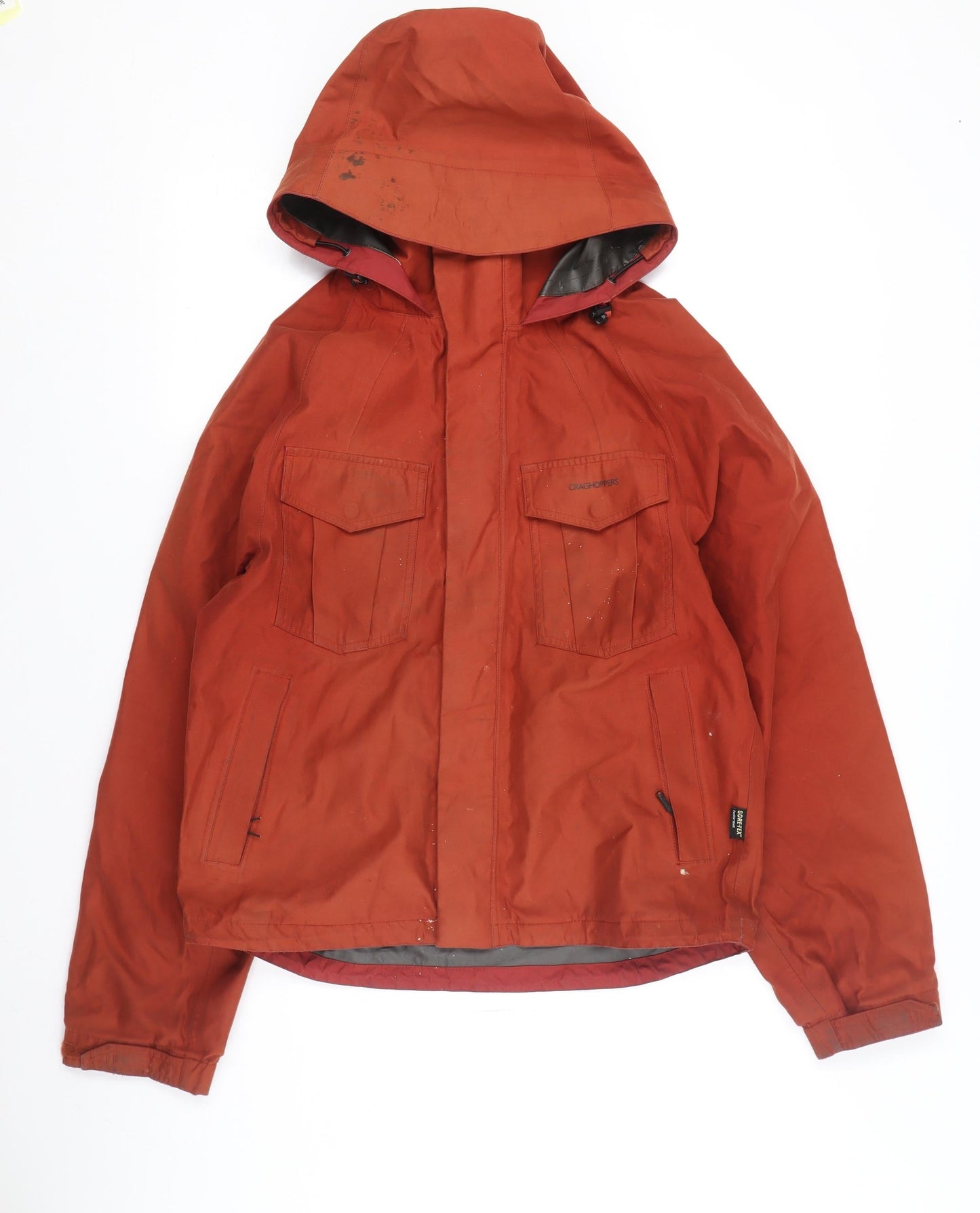 Craghoppers Men's Red Waterproof Hooded Jacket