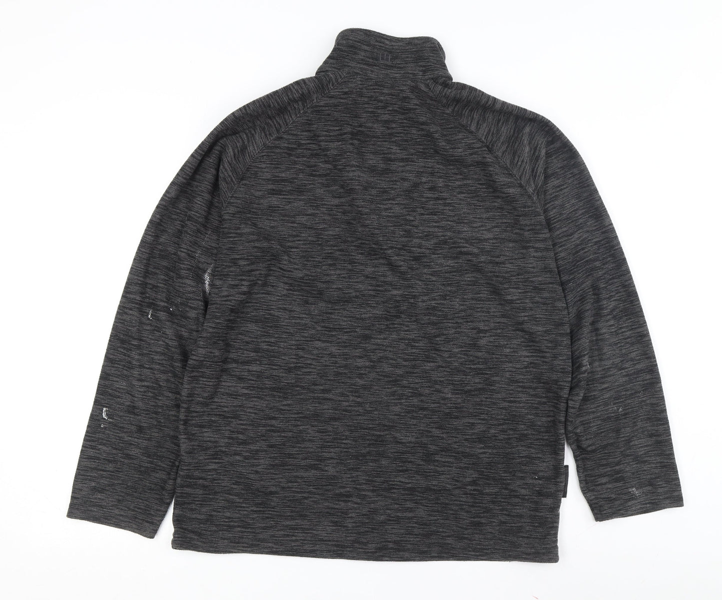 Mountain Warehouse Men's Grey Zip Sweatshirt, M, Lightweight, Knit