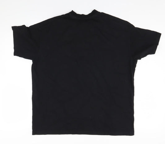 Trikko Men's Black S Graphic Print T-Shirt