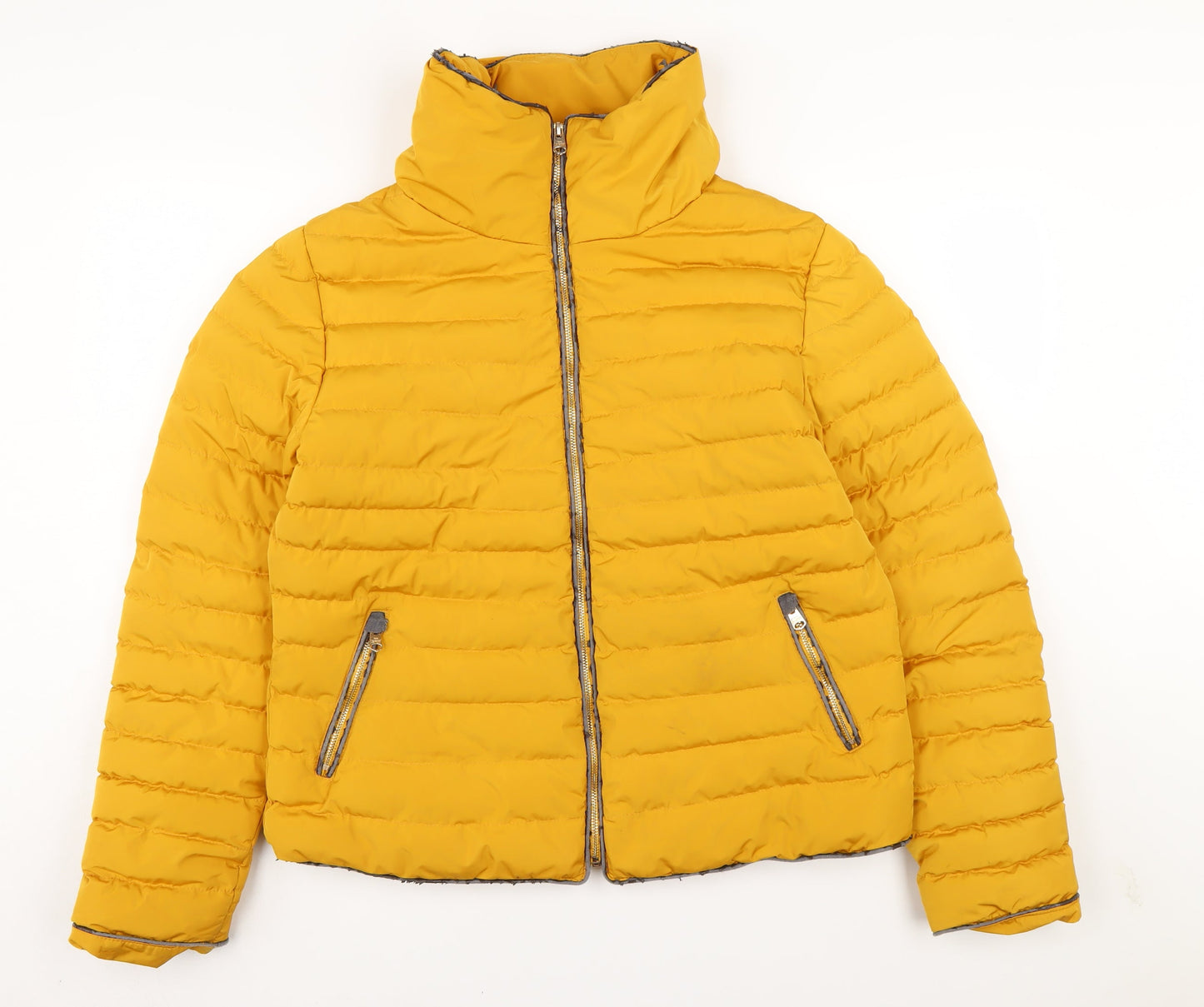 Tokyo Laundry Women's Yellow Puffer Jacket Size 16