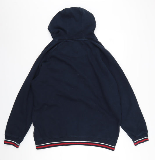 England Rugby Men's Black Pullover Hoodie - Large