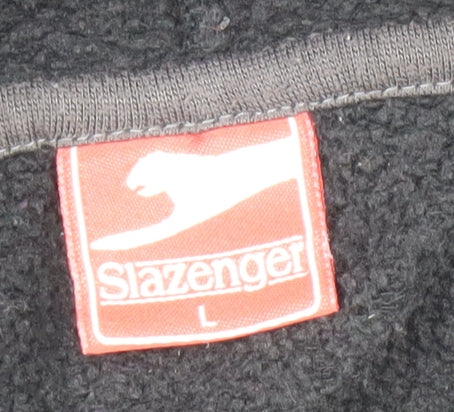 Slazenger Men's Black Pullover Hoodie L