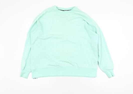 DKNY Women's Green Pullover Sweatshirt Size S
