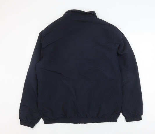 Slazenger Men's Blue Bomber Jacket L Collared