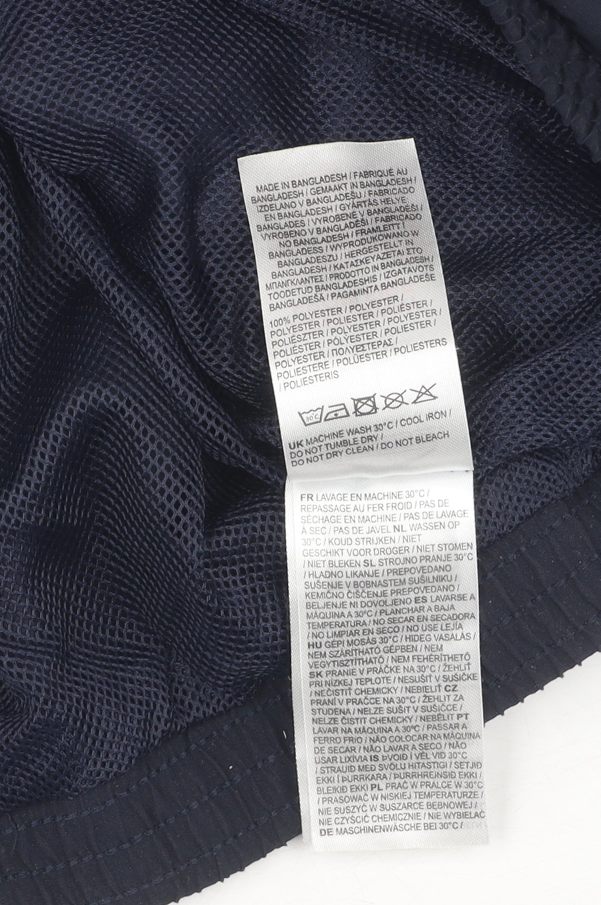 Slazenger Men's Blue Bomber Jacket L Collared