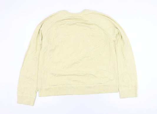 DKNY Beige Women's XL Pullover Sweatshirt Knit