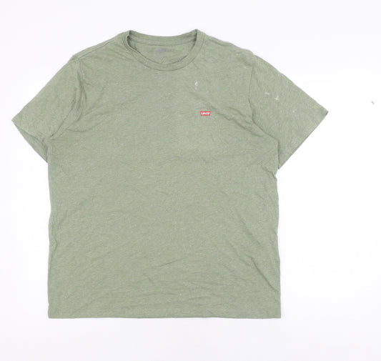 Levi's Men's Green Crew Neck T-Shirt L