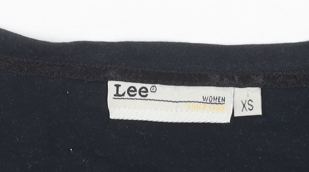 Lee Women's Black XS Long Sleeve T-Shirt