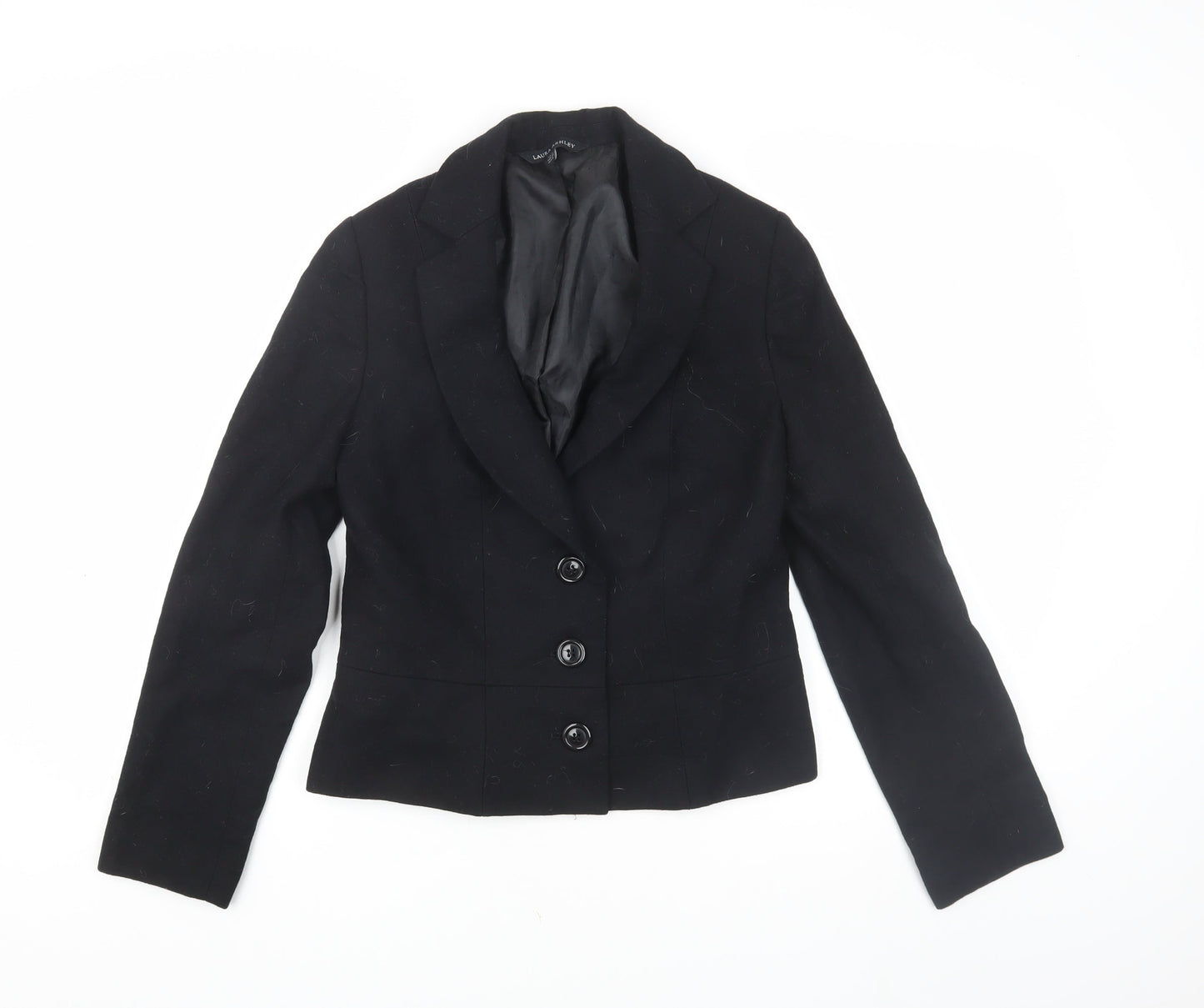 Laura Ashley Women's Black Blazer Slim Fit Size 12