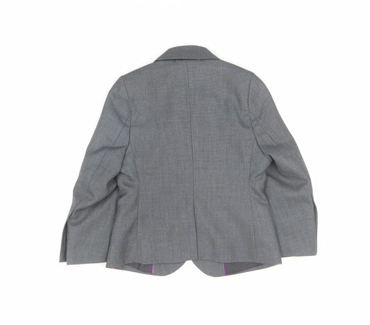 Duck & Dodge Boys Grey Blazer 2 Years Formal Single-Breasted