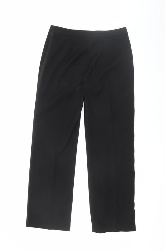 Etam Women’s Black Straight Trousers, Size 12