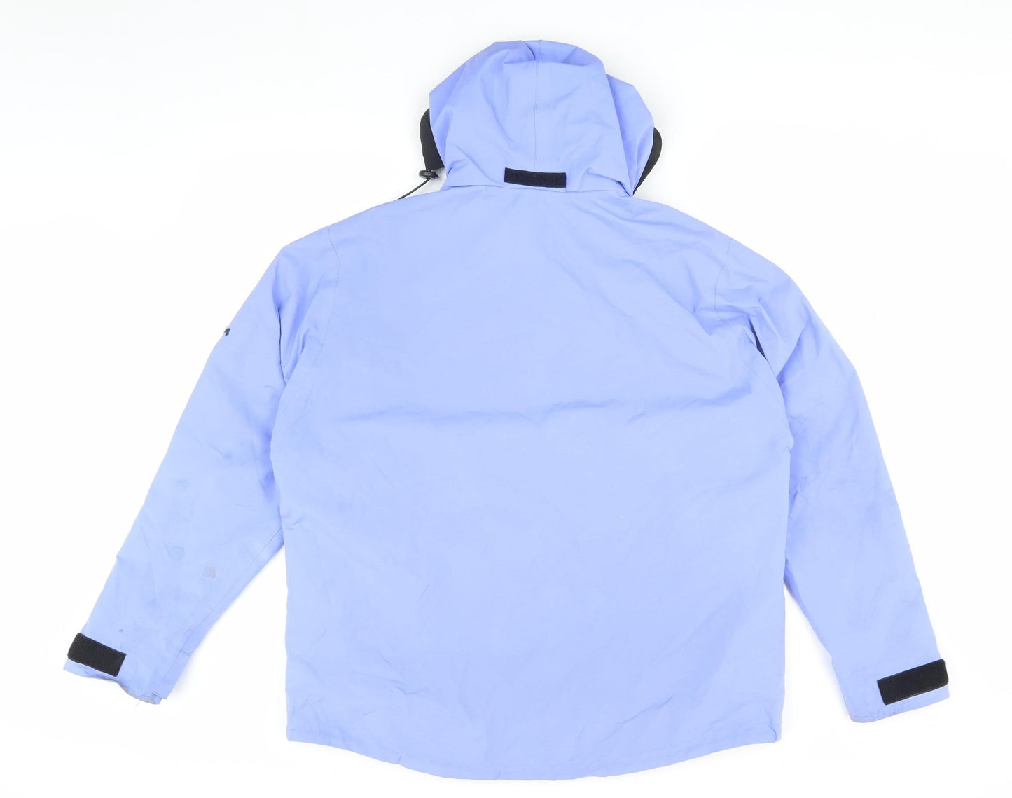 Gore-Tex Blue Casual Hooded Jacket L Unisex