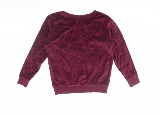 Harry Potter Teens Red Velvet Sweatshirt S