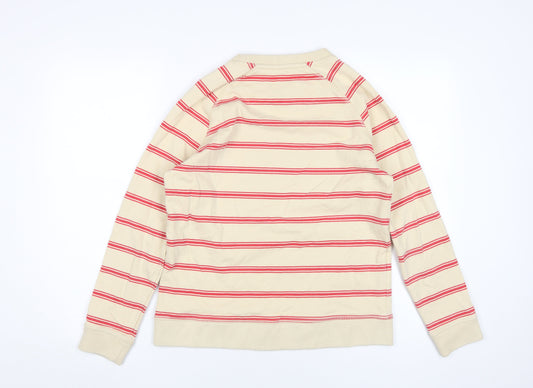 Crew Clothing Women's Beige Size 12 Striped Pullover