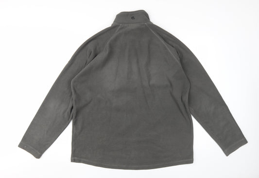 Craghoppers Men’s Grey Fleece Sweatshirt L 1/4 Zip