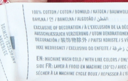 Hollister Unisex Colourblock T-Shirt S - Cotton Crew