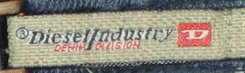 Diesel Men's Blue Straight Jeans Size 36
