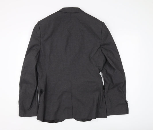 ASOS Men's Grey Regular Fit Blazer Size 40R