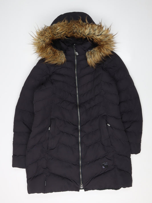 Sprayway Women's Black Puffer Jacket Size 14