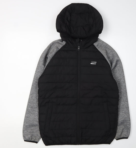 Jack & Jones Boys Black Puffer Jacket Size 164