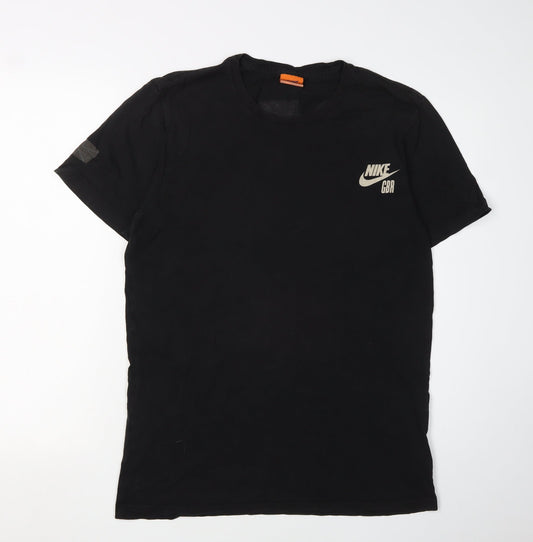 Mens UK Size M Nike Black Cotton T-Shirt