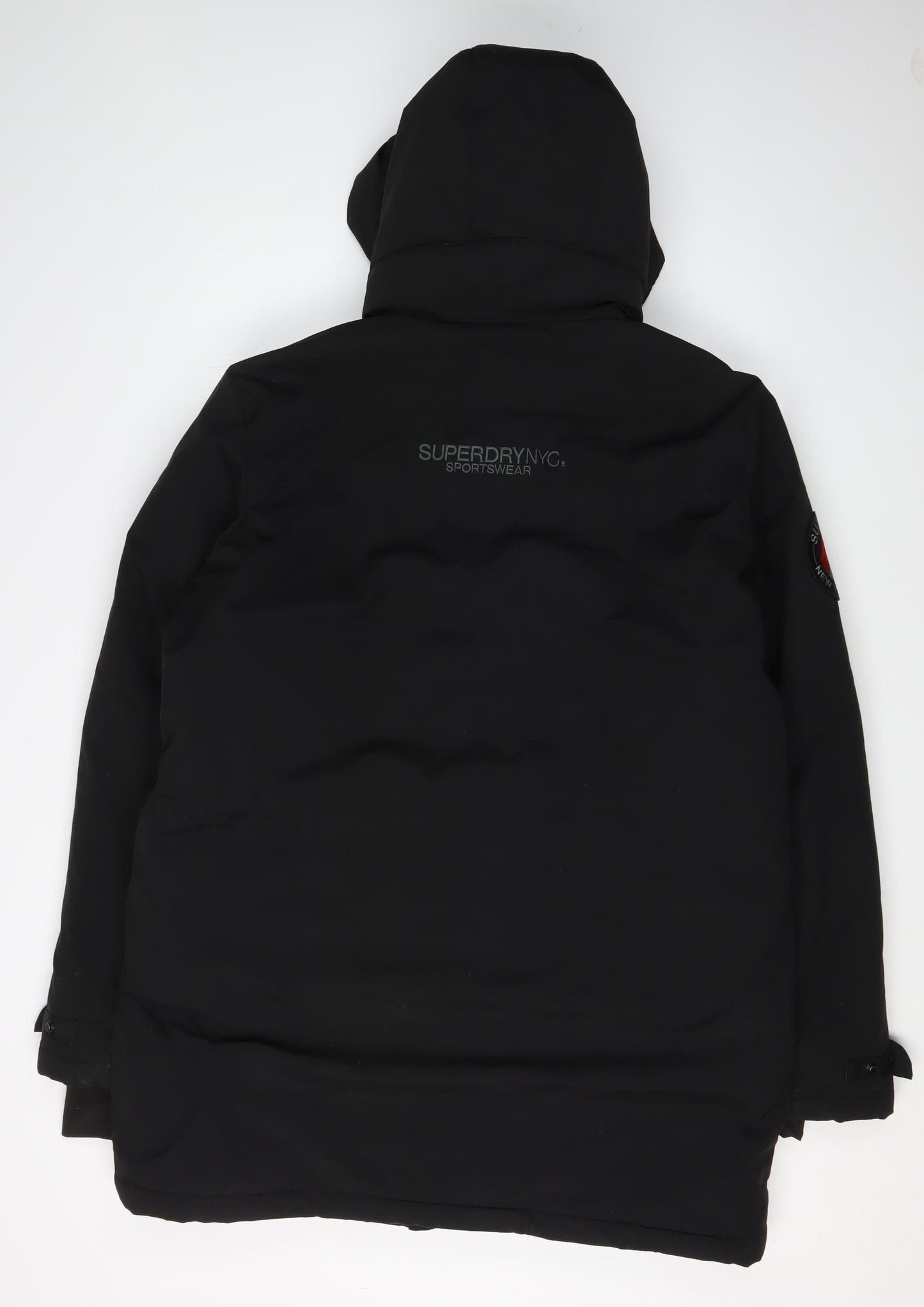 Superdry Men's Black M Hooded Parka Jacket