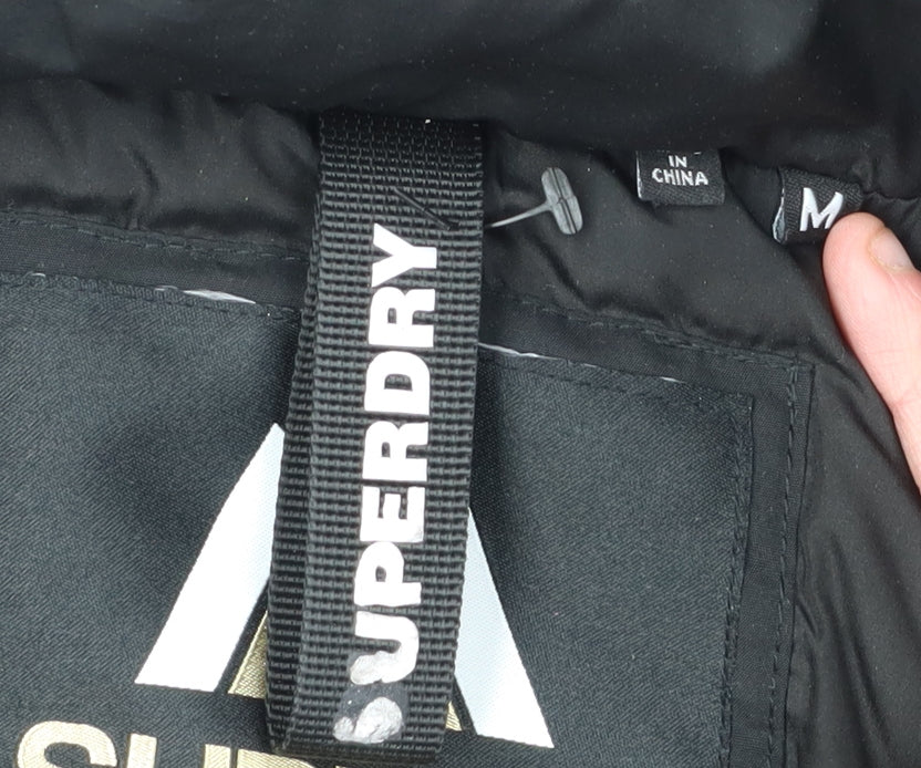 Superdry Men's Black M Hooded Parka Jacket