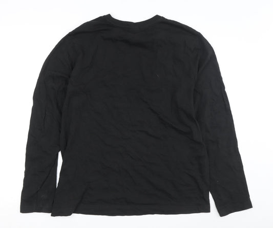 Disney Men's Black Jack Skellington Halloween T-Shirt M