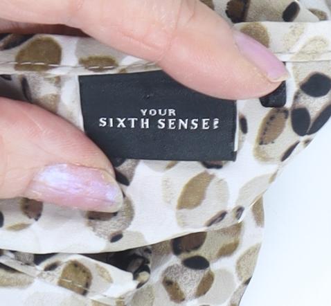 Brand and care label for Your Sixth Sense Women's Multicoloured Blouse, size 24