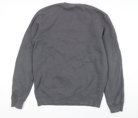 Champion Unisex Grey Pullover Sweatshirt M